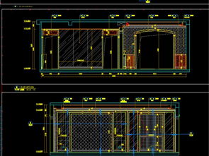 精品别墅B户型样板房全套CAD图与实景图平面设计资源下载